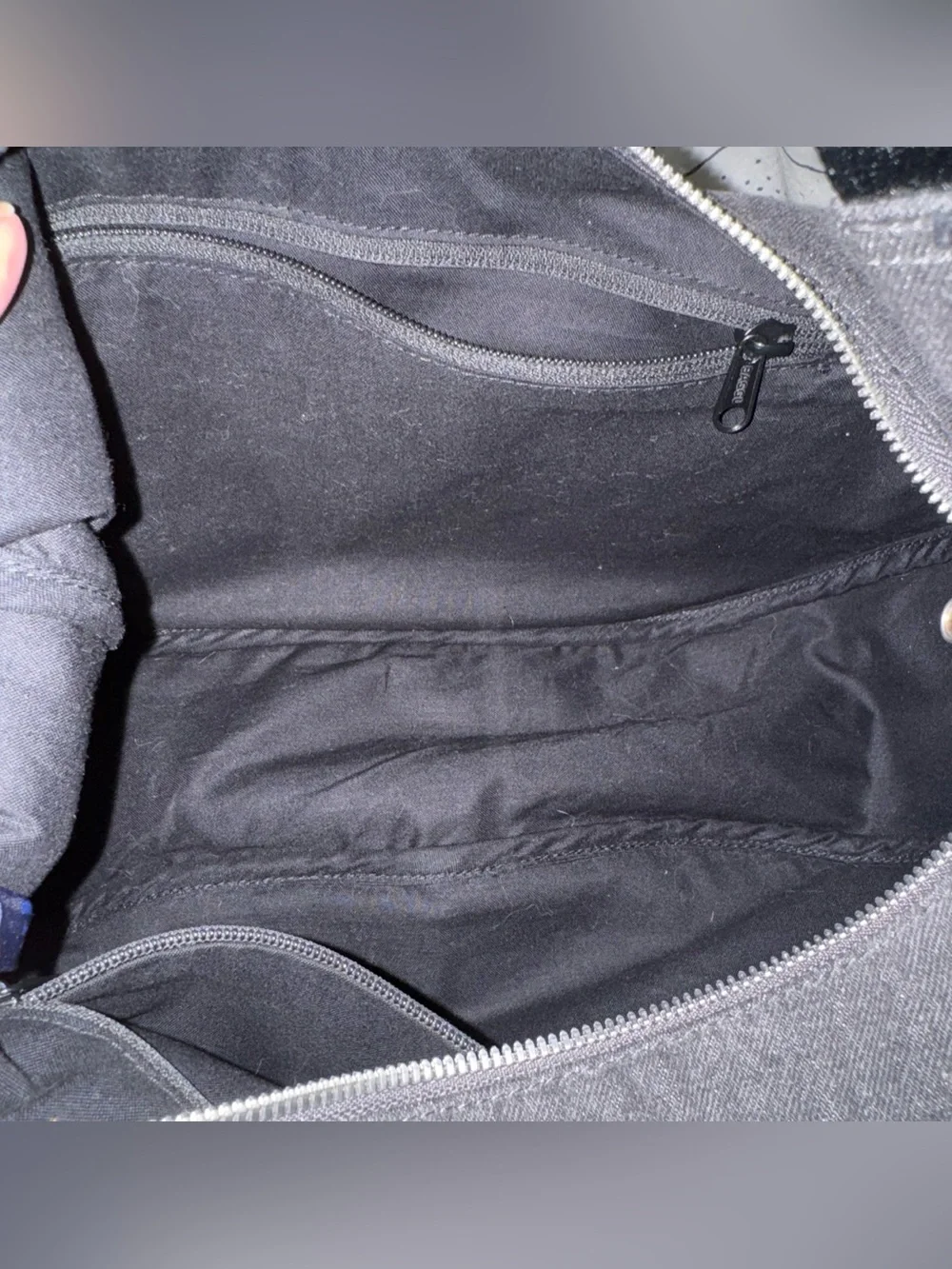 BAGGU medium crescent denim